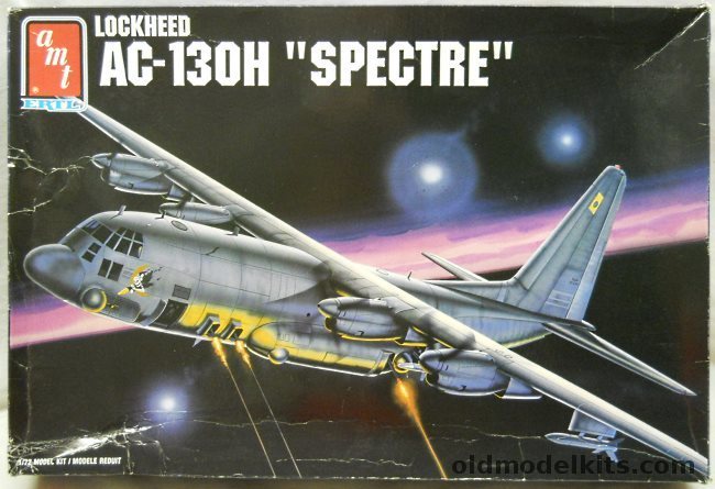 AMT 1/72 Lockheed AC-130H Spectre Hercules, 8690 plastic model kit